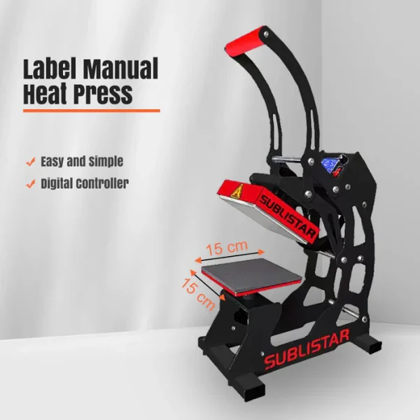 66 Manual Label Clamshell Heat Press Machine 4