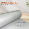 Premium Metallic Silver Foil DTF Film 4